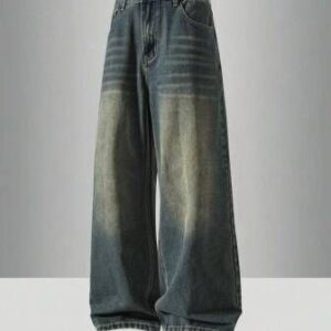 DIRTY WASHED BAGGY JEANS