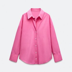 HOT PINK BUTTON DOWN SHIRT