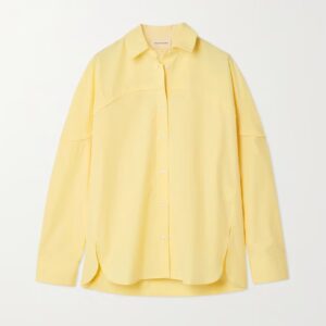 YELLOW BUTTON DOWN SHIRT