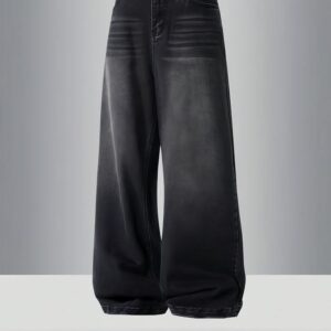 BLACK BLAST BAGGY JEANS