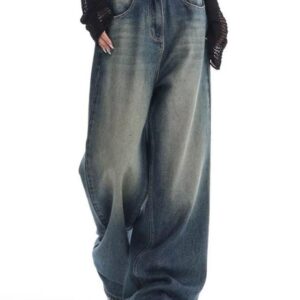 DIRTY WASHED BAGGY JEANS