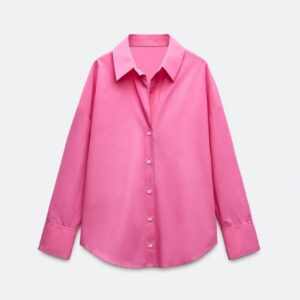 HOT PINK BUTTON DOWN SHIRT